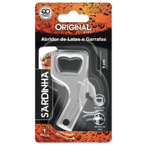 Abridor de Latas/Garrafas Sardinha com Cart Ideal 