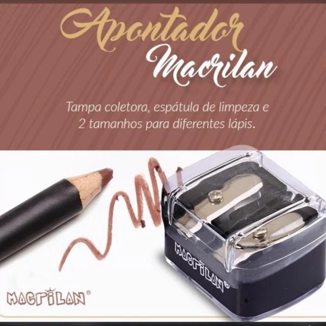 Apontador lapis / Apontador Duplo Para Maquiagem L