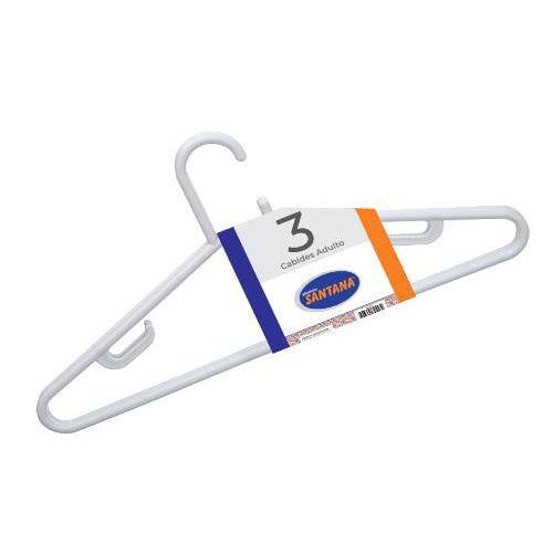 Cabide Adulto C/ 03 Pcs – Branco
