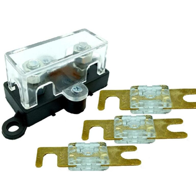 Porta Fusível Midi de Som Automotivo e 3 Fusívei