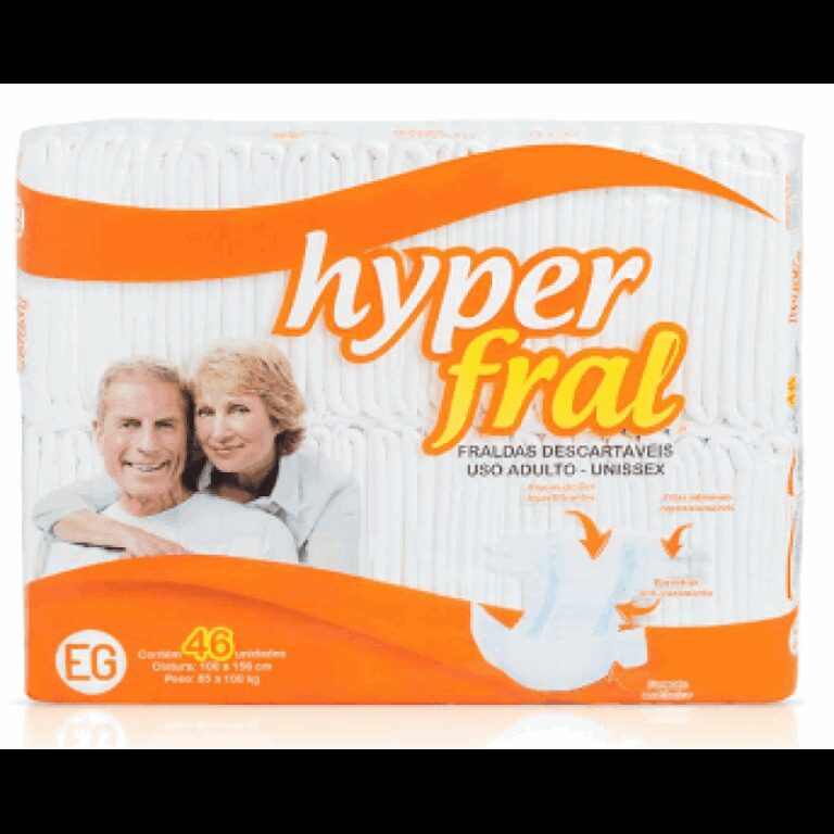 KIT 2 FRALDA GERIÁTRICA HYPERFRAL EG/46 = 92 un