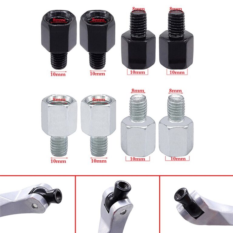1 Par Adaptador De Espelho Universal M10 M8 No Sen