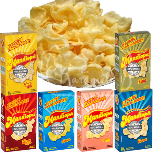 Salgadinhos Mandiopã Original – Kit 6 unida