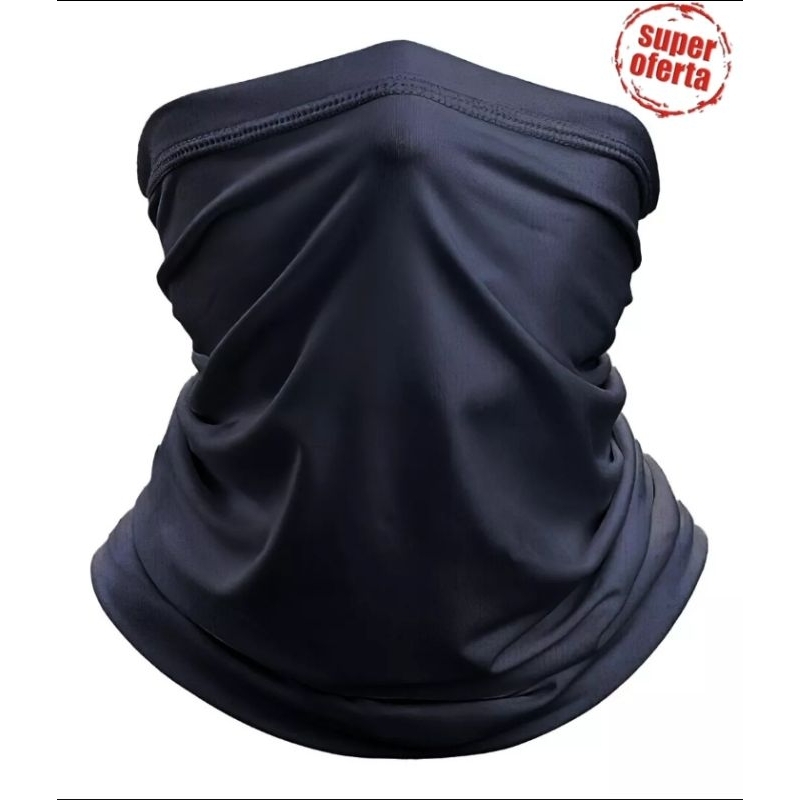 Gola Gorro Touca Bandana Proteção UV20 Pescoceira Balaclava Motoqueiros Moto Bike Frio Halloween  Es