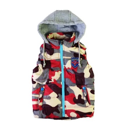Colete Inverno Infantil Menino Capuz Removível Ca