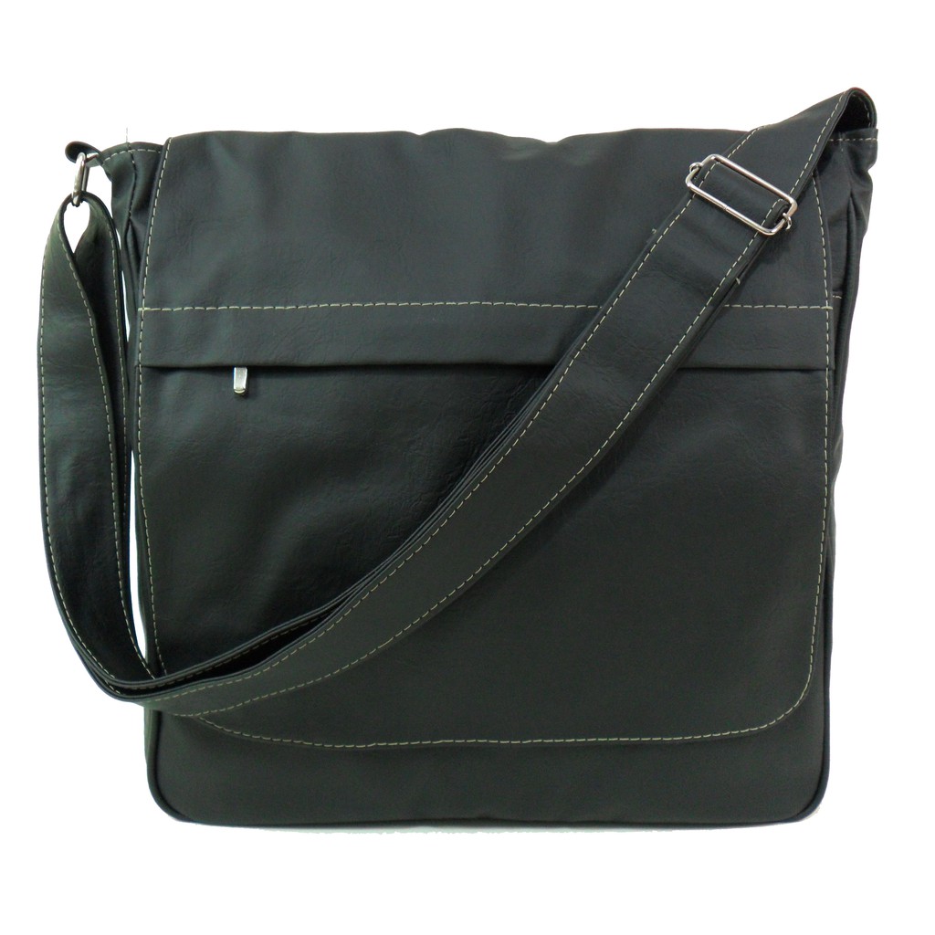 Bolsa Carteiro Pasta Tiracolo Couro Sintético Masculino