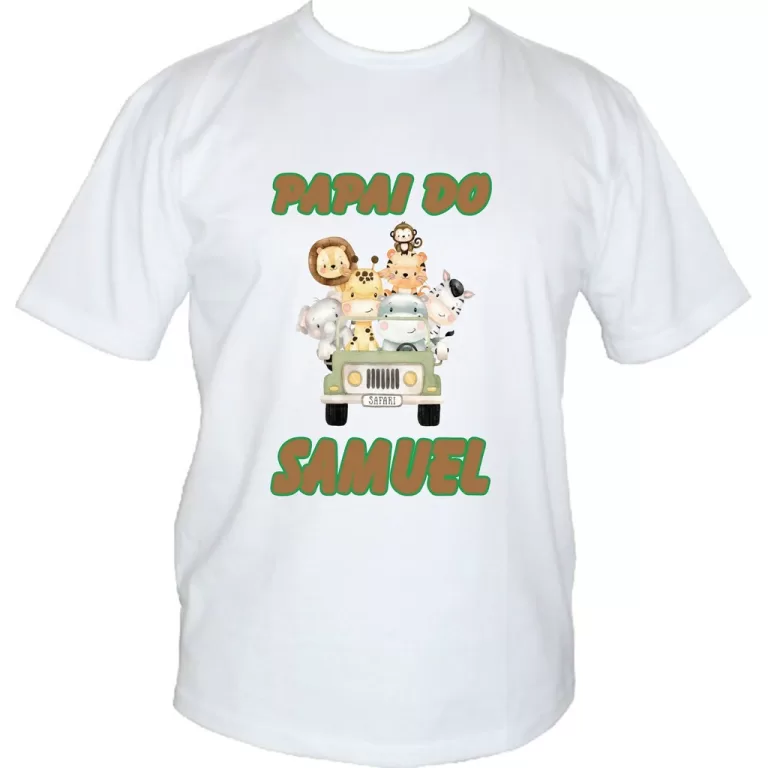 Kit 3 Camisetas Safari – Personalizadas