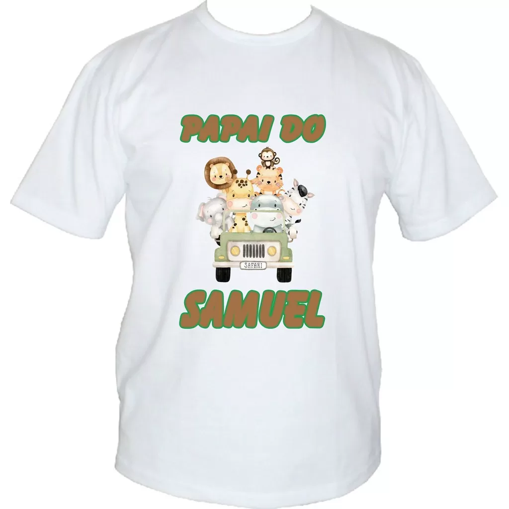 Kit 3 Camisetas Safari – Personalizadas