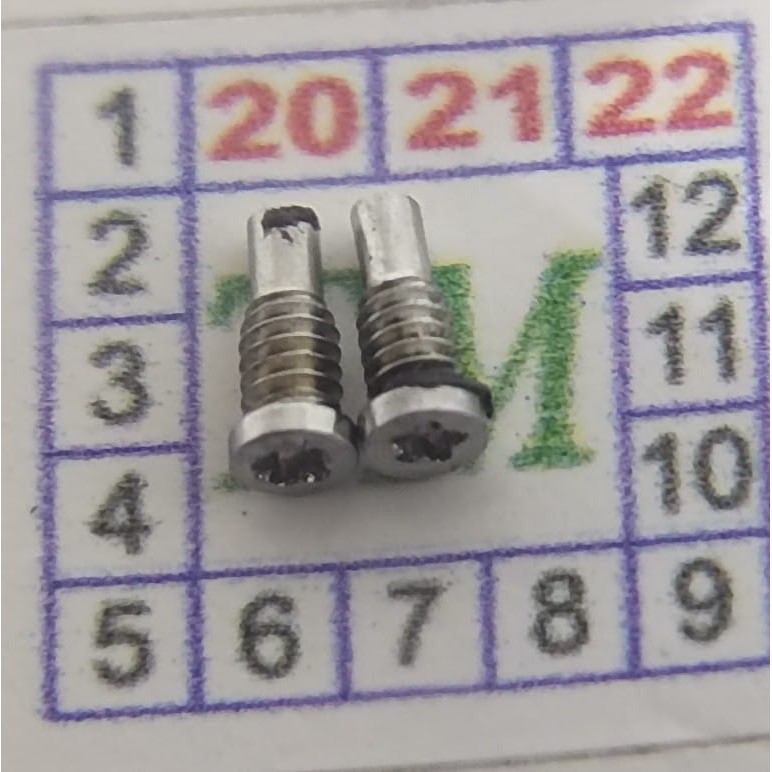 kit 2 parafuso pentabole iphone 8