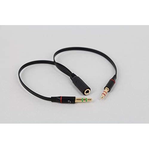 ADAPTADOR SPLITTER DIVISOR FONE MICROFONE = 2 PLUG