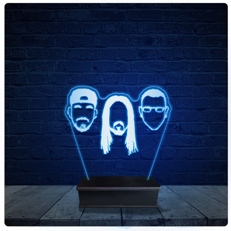 Luminária Led Acrilico Abajur – DJ Steve Aoki