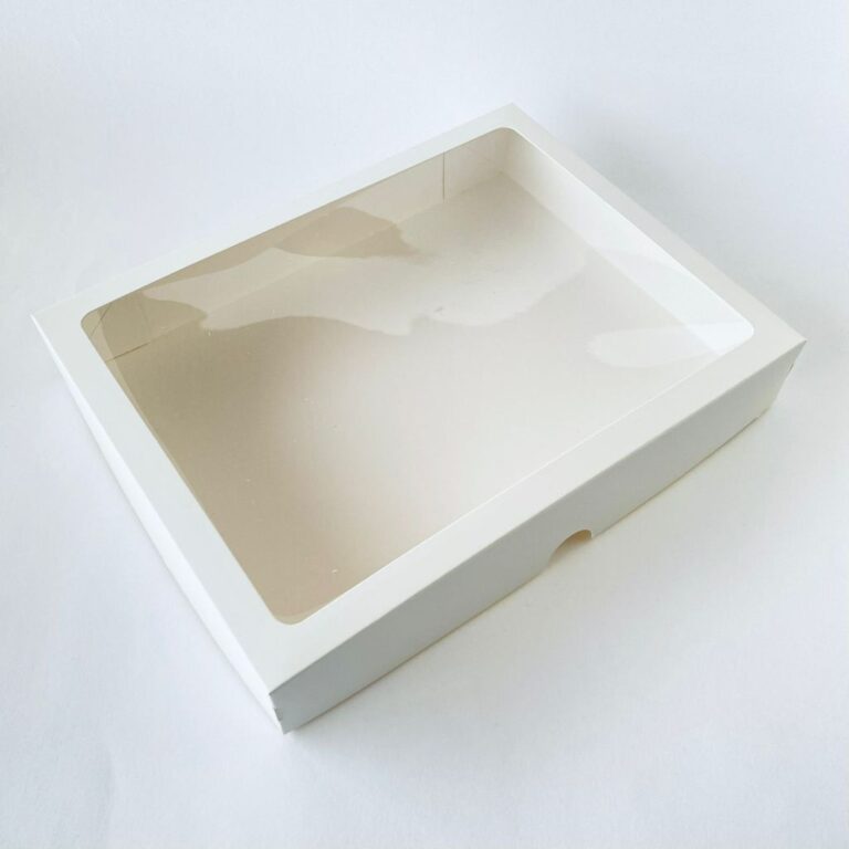 Caixa com Visor S9 Branca (19x25x4cm) 10 unidades 