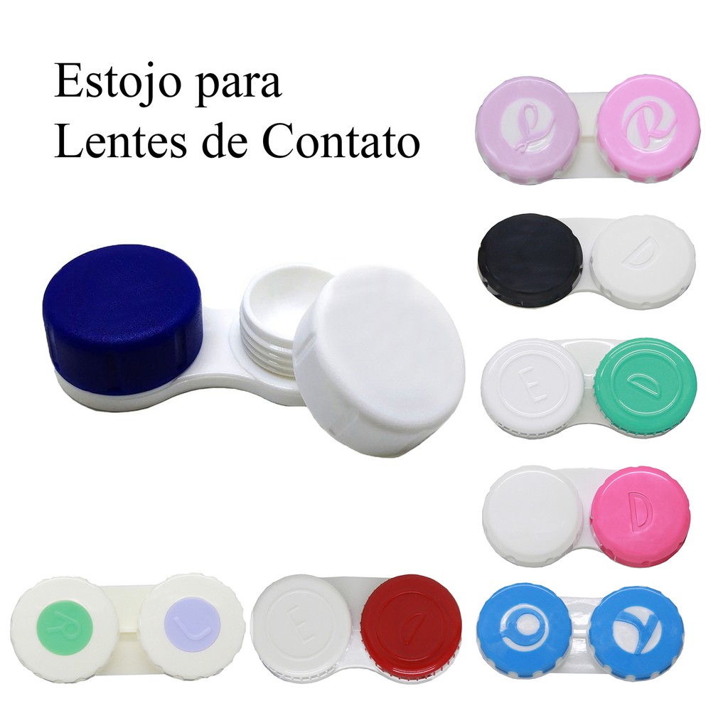Estojo para Lentes de Contato Gelatinosa e Rígida – Case para guardar Lente de Contato