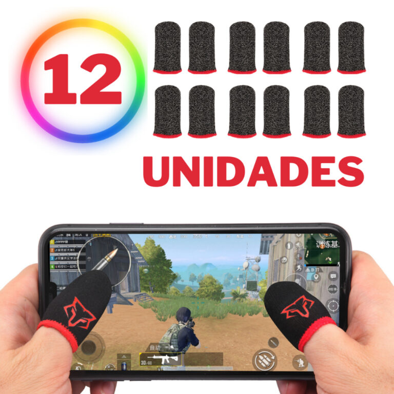 Luva De Dedo Gamer Pra Jogos Mobile Pubg Free Fire