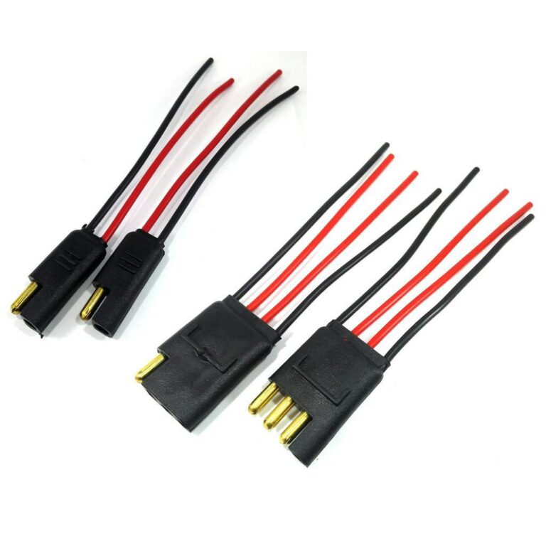Conector 2 e 4 Vias com Fio 1,5 MM Chicote Plug Pa