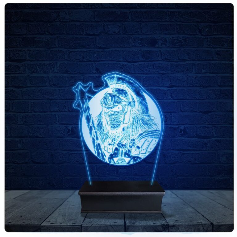 Luminária Led Acrilico Abajur – Eddie Iron 