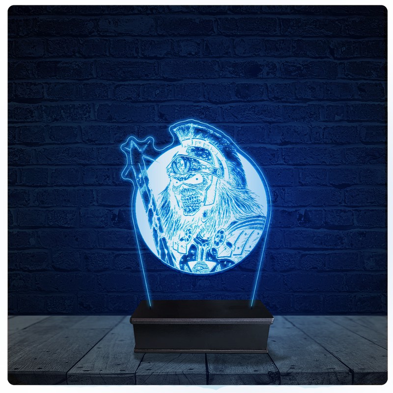 Luminária Led Acrilico Abajur – Eddie Iron Maiden 14