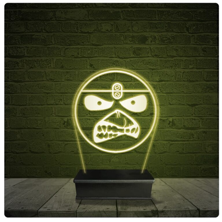 Led Luminária Acrílico Abajur – Eddie Iron