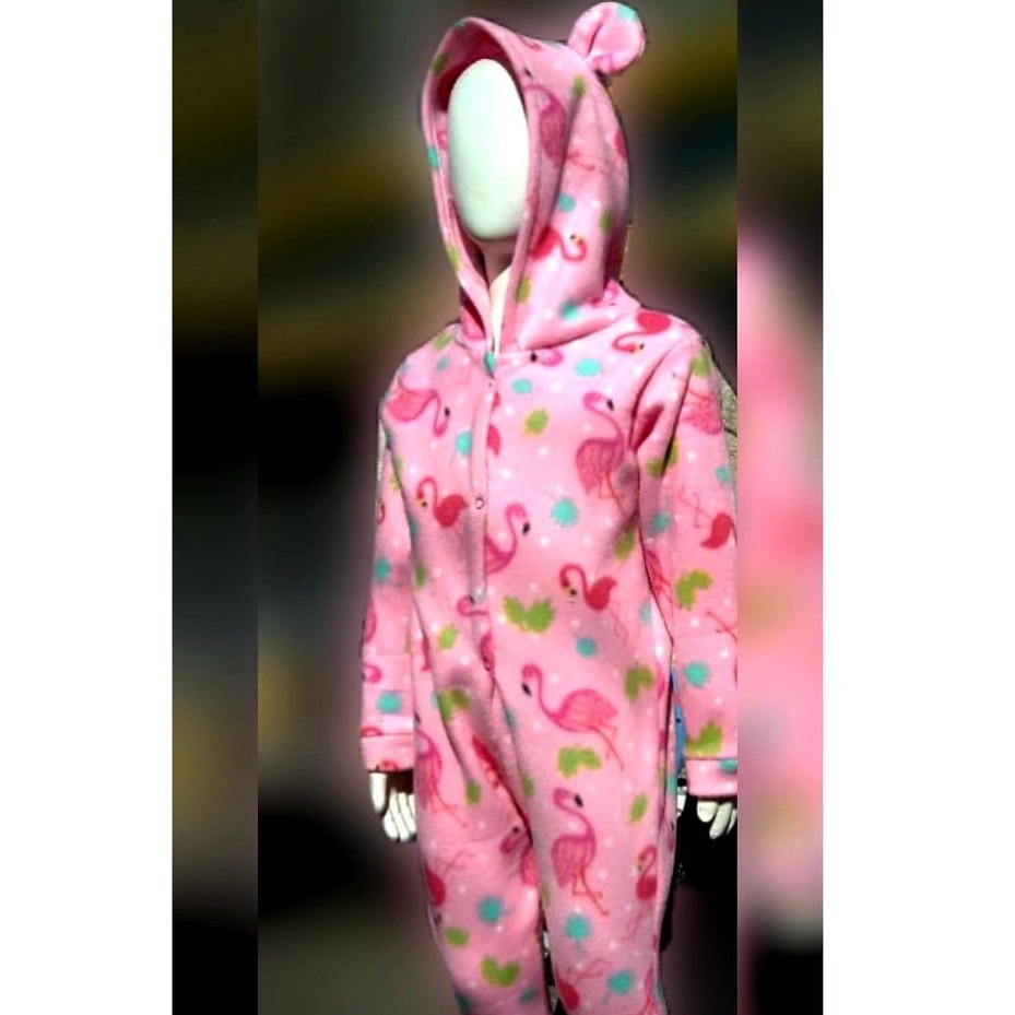 Macacão Pijama Infantil de Soft TAM. 01 AO 12. Frio. Inverno.