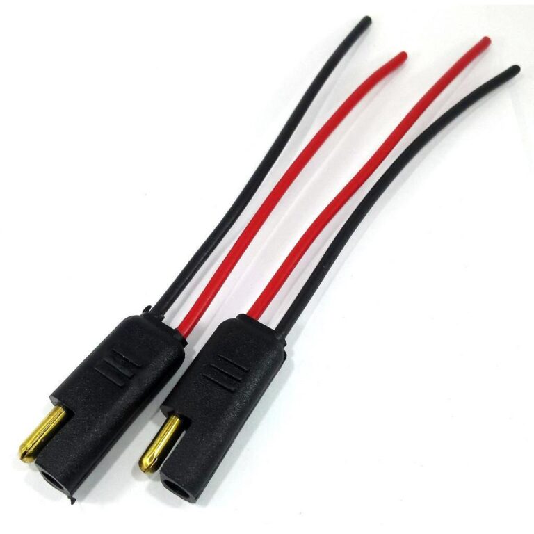 6 Pares Conector 2 Vias com Fio 1,5 mm Chicote Plu