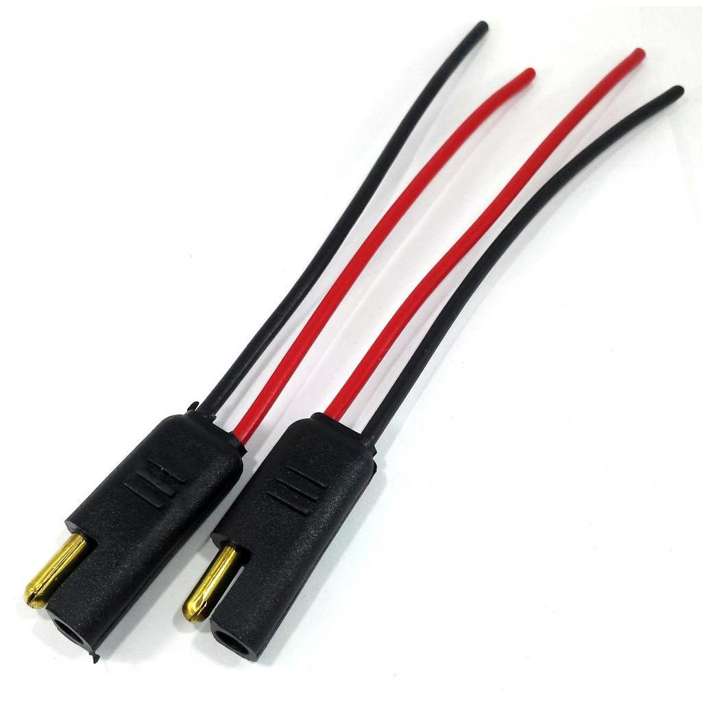 6 Pares Conector 2 Vias com Fio 1,5 mm Chicote Plug Para Caixa***