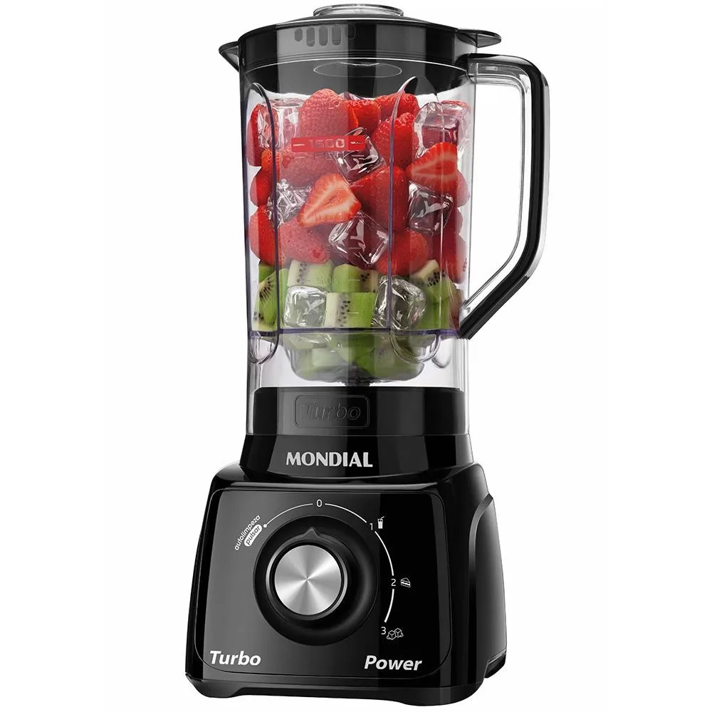 Liquidificador Mondial L99 Turbo 550W 3 Velocidades