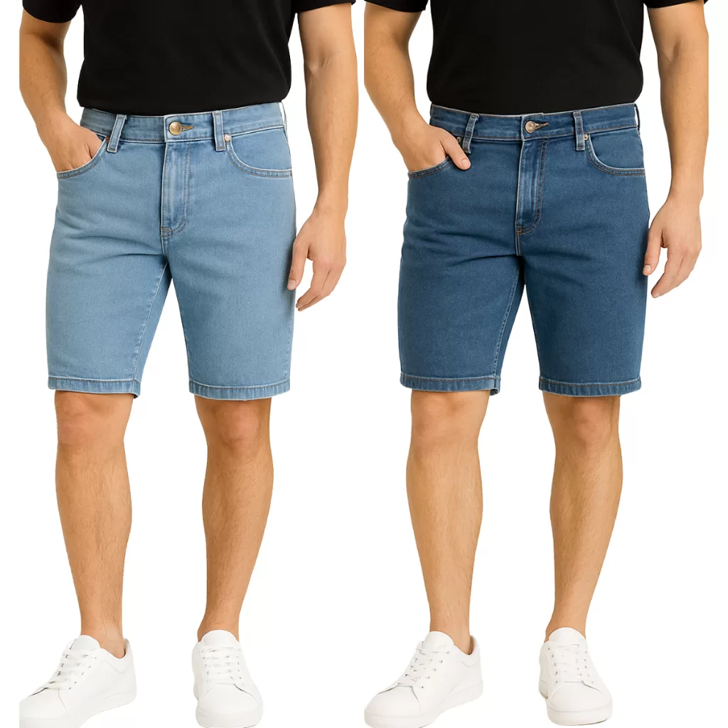 Kit 2 Bermudas Masculinas Com Lycra Promoção