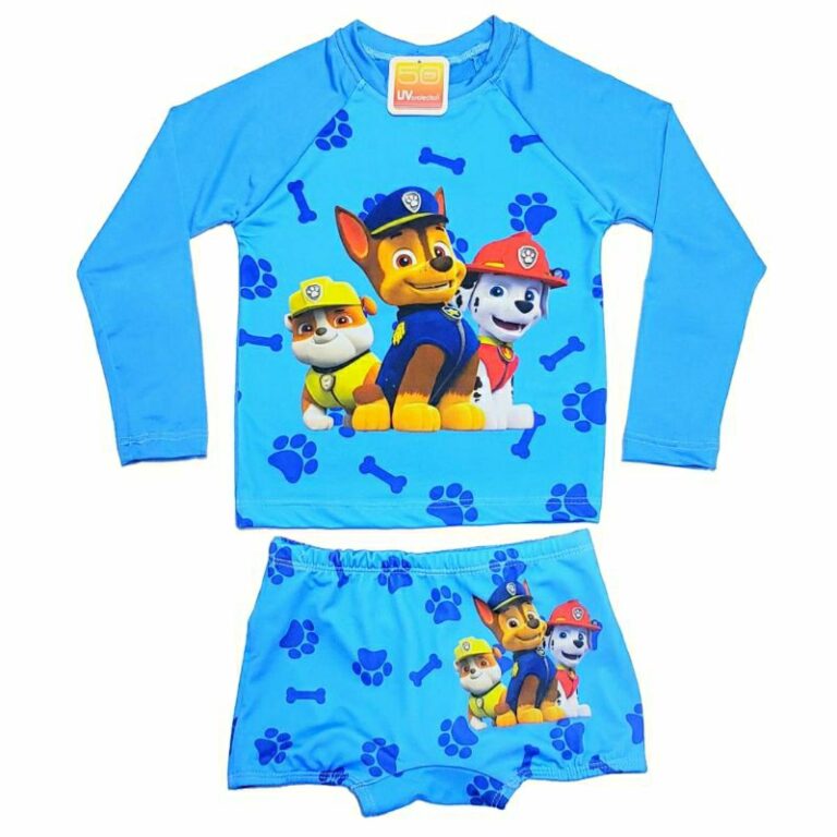 Kit Praia Infantil Blusa Uv + Sunga Fator 50 Menin