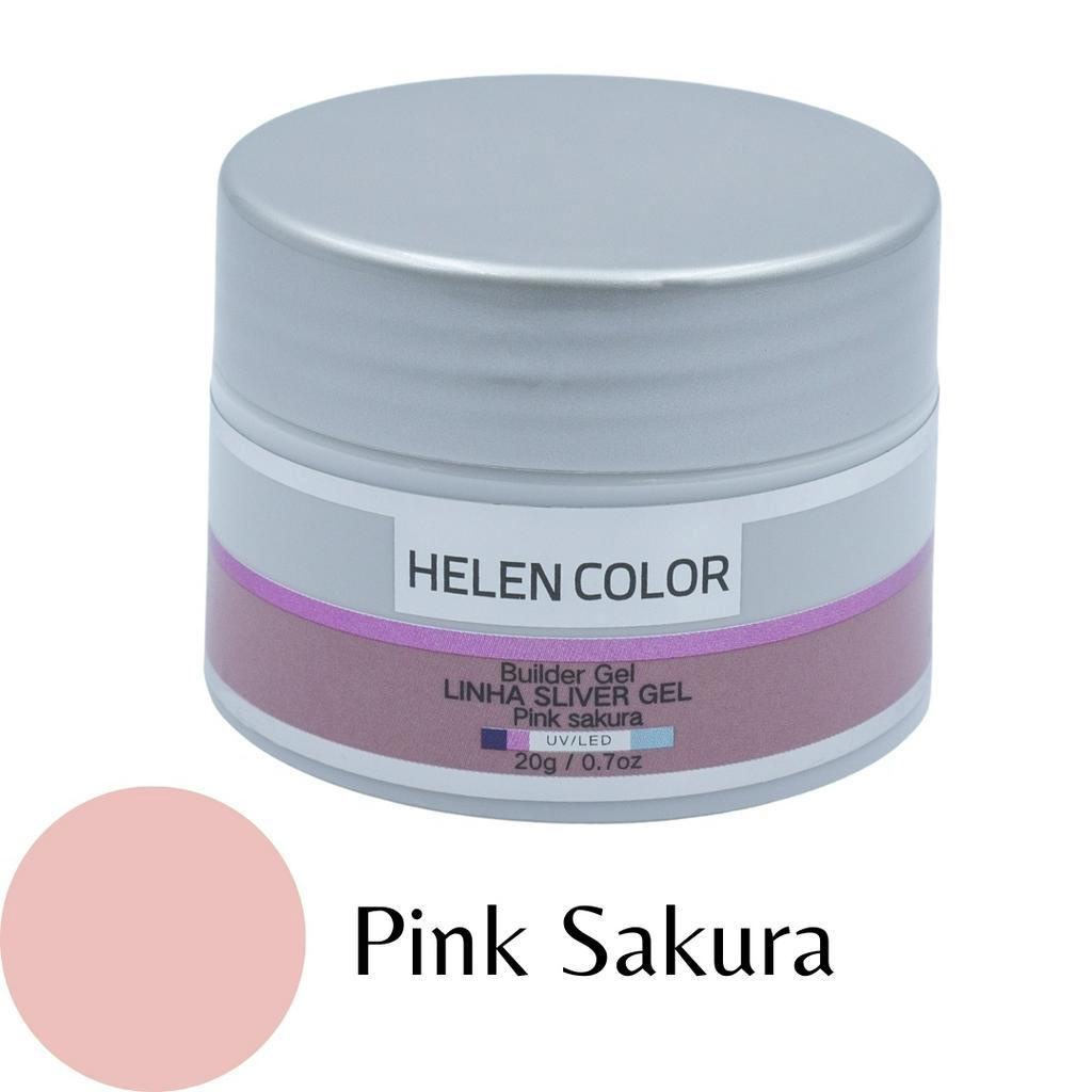 Gel para Unhas de Gel Helen Color Silver – Pink Sakura 20g