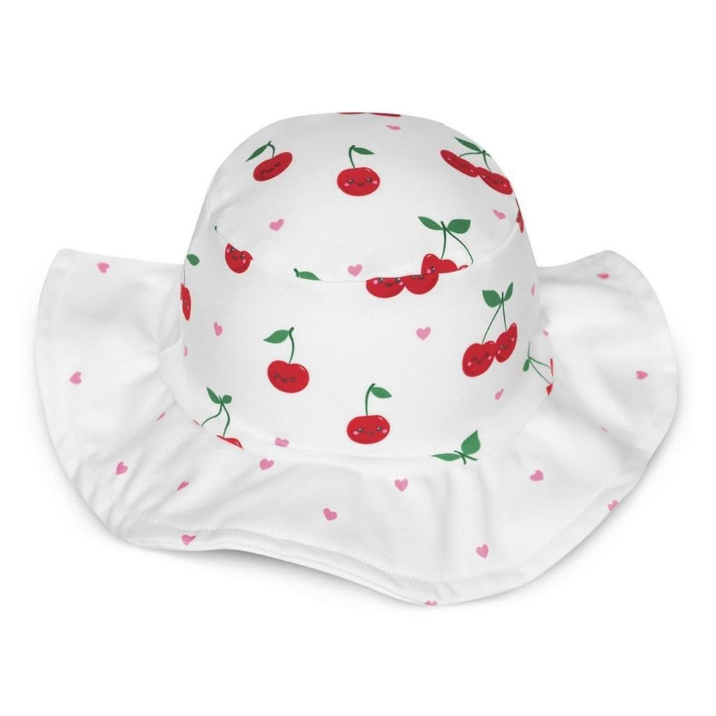 Chapéu Bebê Praia Cerejinhas e Estampas MiniBoo Proteção Solar 50+