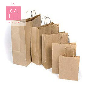 Sacola De Papel Kraft 0015 (13,5x8x16cm) Com 10 un