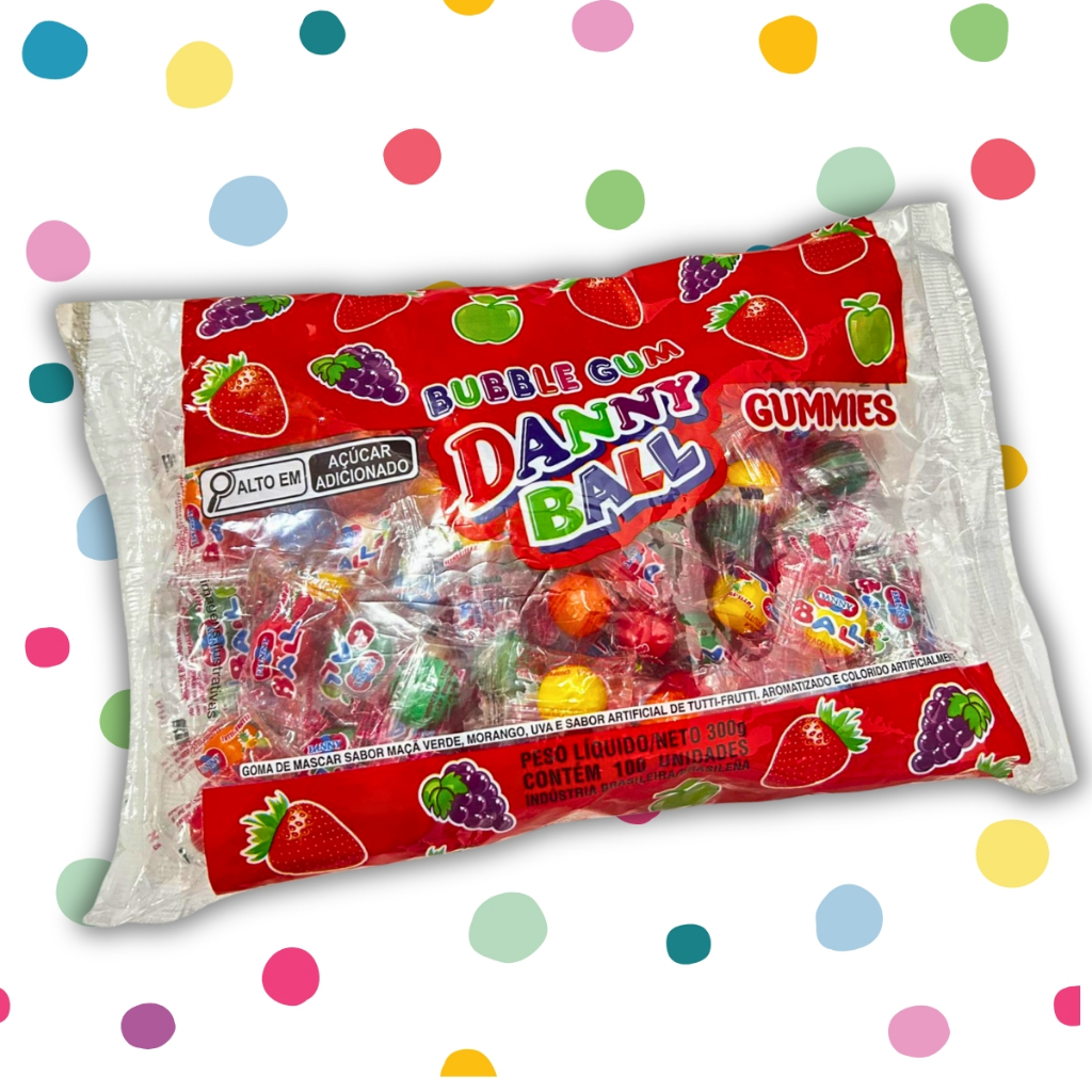 Chicletes De Bola C/100 Unidades Danny Ball