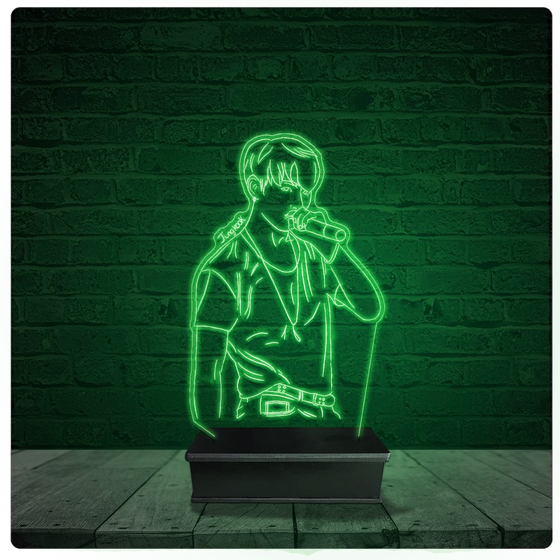 Luminária Abajur Acrílico Led – Jung-kook BTS Banda