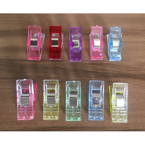 10 Prendedor Wonder Clips Coloridos P/ Patchwork A