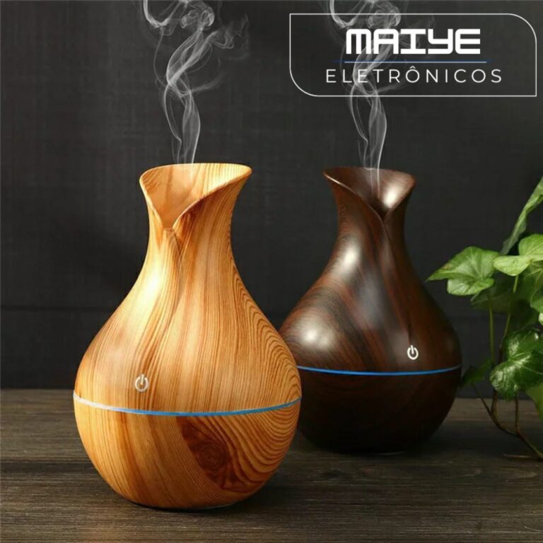Umidificador Vaso Aromatizador Ultrassônico Tipo 