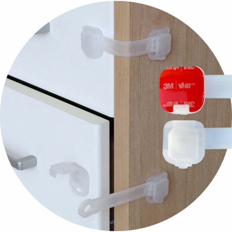 Kit 8 Trava Gaveta Armário Geladeira Porta Vaso S