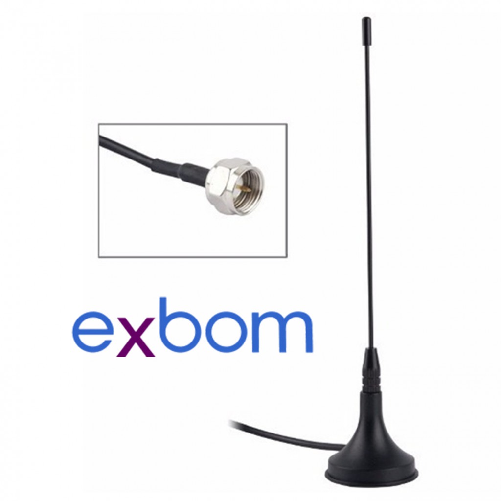 Mini Antena P/ Tv Digital Com Base Ima – Exbom