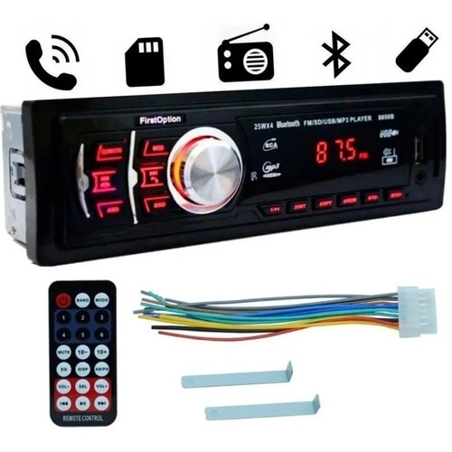 Som Para Carro Automotivo Com Bluetooth Mp3 Usb Co