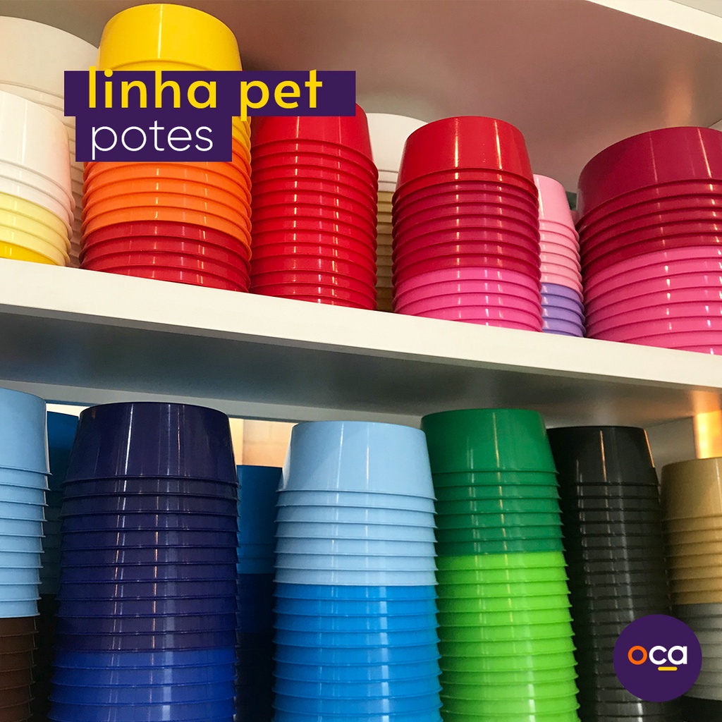 Comedouro Bebedouro Plástico Para Pet Cachorro Gato Porte Médio/Pequeno/Grande Barato