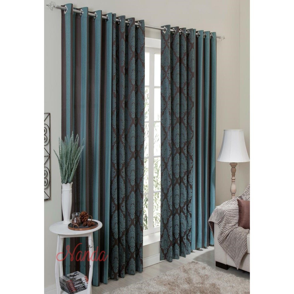 Cortina De Porta Duo Semi Blackout 2,60 L X 2,20m Altura