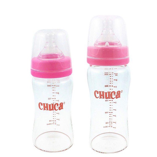KIT MAMADEIRAS VIDRO BICO SILICONE CHUCA BABY  ROS
