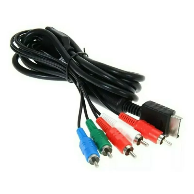 Cabo Vídeo Componente Xd540 Para Playstation Ps2 Ps3 Novo
