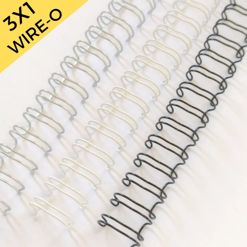 KIT C/03 UNIDADES- Wire-o/Garra Duplo Anel A4 passo 3X1