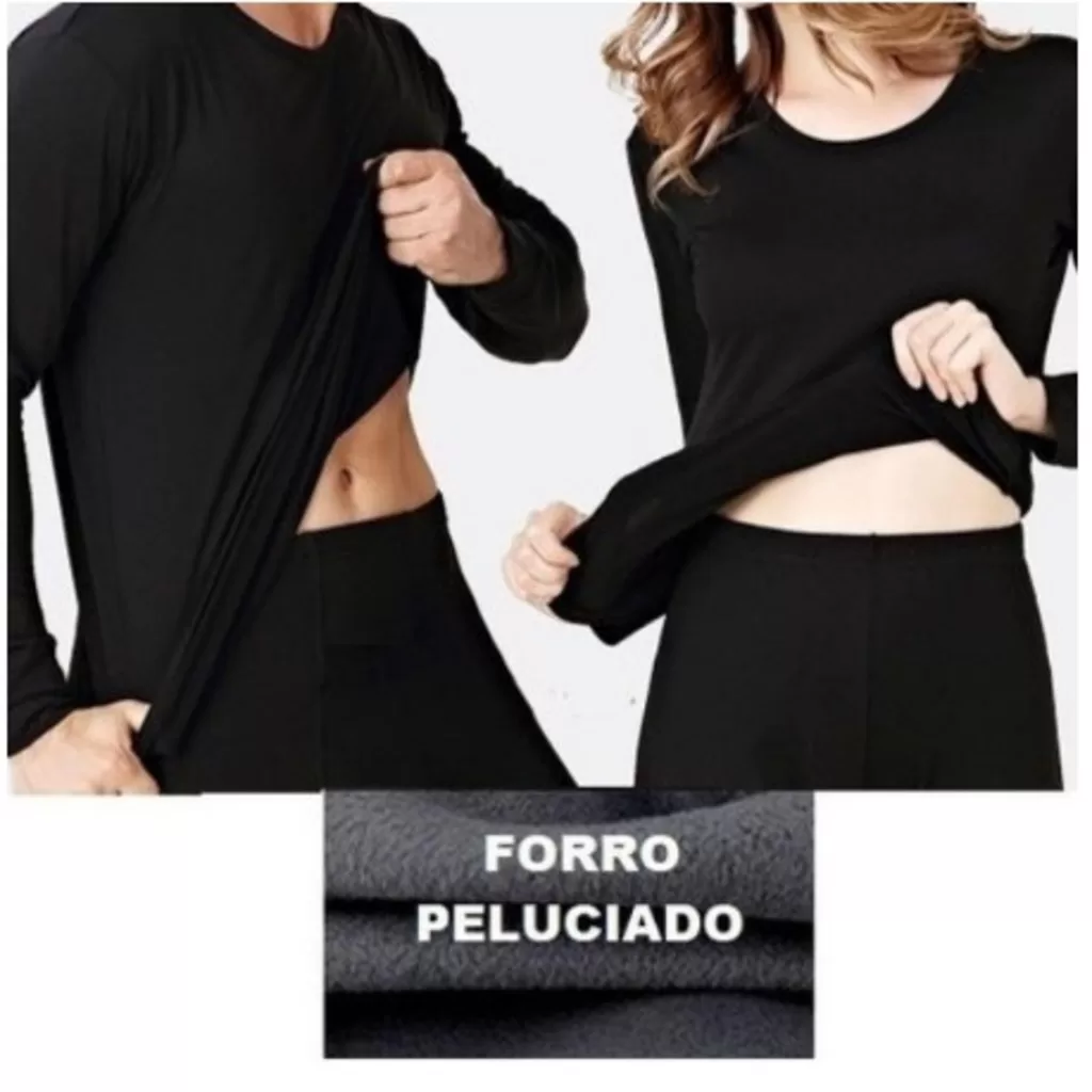 Blusa termica segunda pele feminina bem quente Outono Tamanho único