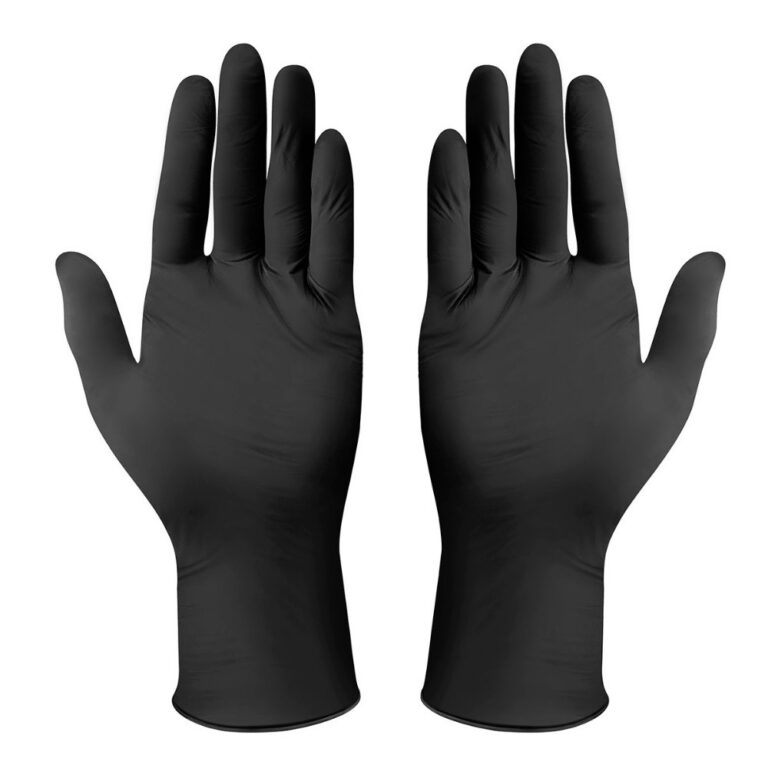 LUVAS PROFISSIONAIS CABELEIREIROS LÁTEX PRETO G 2