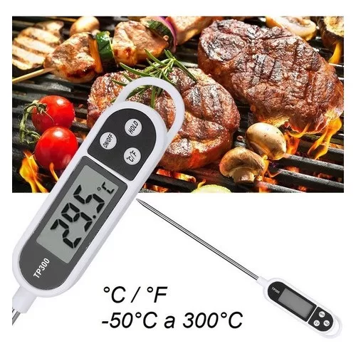 Termômetro Culinário Digital Cozinha Haste Tempe