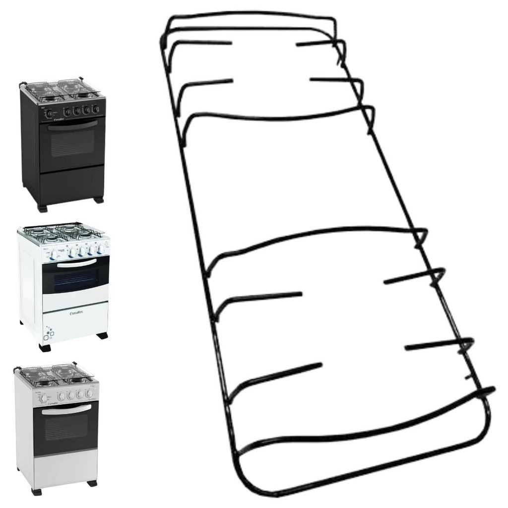 Grelha para Fogão Esmaltec Pino Lateral Bali/ Hawai/Caribe Oswen Tempre