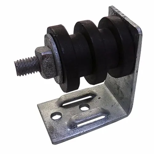 Suporte DMP com Roldana de PVC 2 Canais e Parafuso