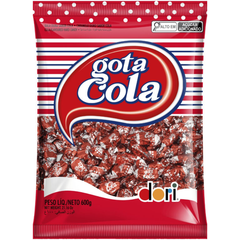 Balas Dura Gota Sabor Cola 600g – Dori