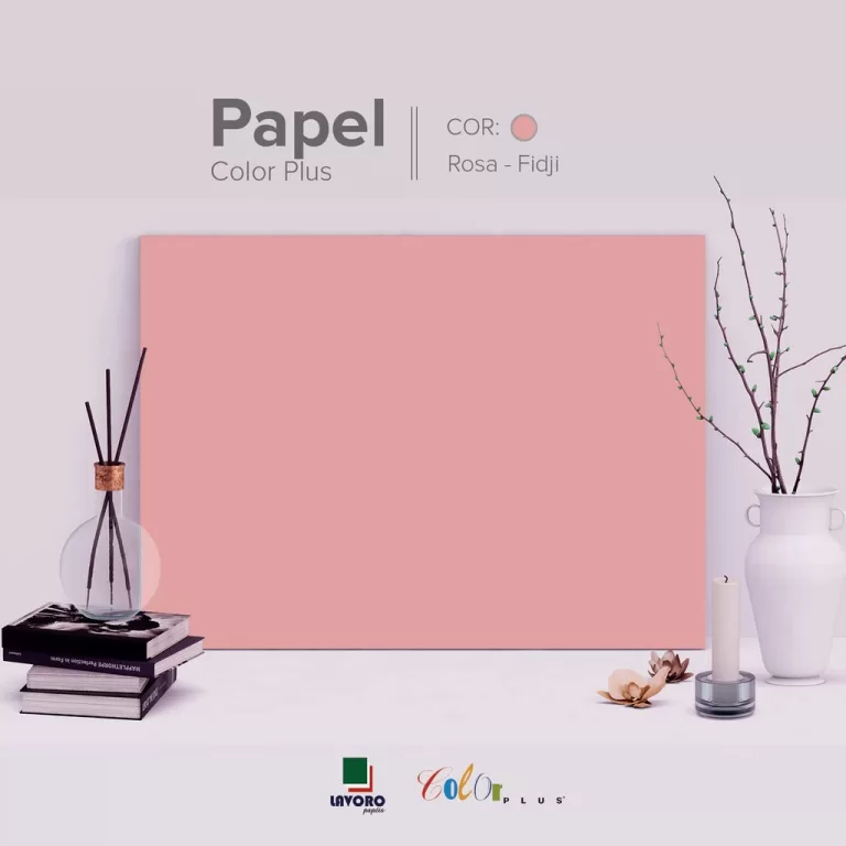 Papel Color Plus 180g 30,5×30,5 – Rosa 